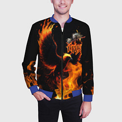 Бомбер мужской Феникс ария, цвет: 3D-синий — фото 2