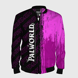 Бомбер мужской Palworld pro gaming по-вертикали, цвет: 3D-черный