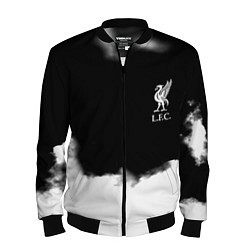 Бомбер мужской Liverpool текстура, цвет: 3D-черный