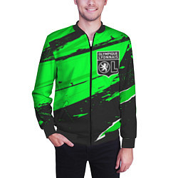 Бомбер мужской Lyon sport green, цвет: 3D-черный — фото 2