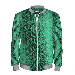 Бомбер мужской Мозаика нефритовый зелёный, цвет: 3D-меланж
