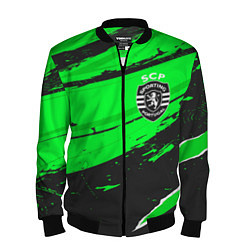 Бомбер мужской Sporting sport green, цвет: 3D-черный