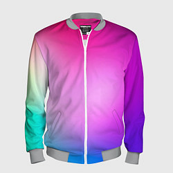 Бомбер мужской Colorful gradient, цвет: 3D-меланж