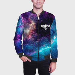Бомбер мужской Nazareth space rock, цвет: 3D-черный — фото 2