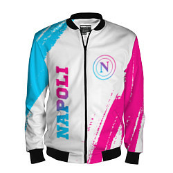 Мужской бомбер Napoli neon gradient style вертикально