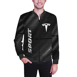 Бомбер мужской Tesla sport metal, цвет: 3D-черный — фото 2