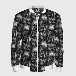 Мужской бомбер Smoke skulls