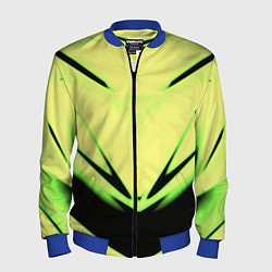 Бомбер мужской Geometry stripes кислотный стиль, цвет: 3D-синий