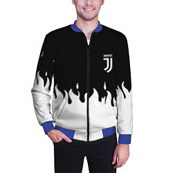 Бомбер мужской Juventus fire, цвет: 3D-синий — фото 2