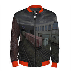 Бомбер мужской Counter Strike 1 6 de train, цвет: 3D-красный