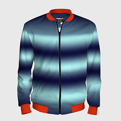 Бомбер мужской Полосы градиент, цвет: 3D-красный