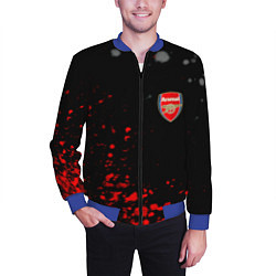 Бомбер мужской Arsenal spash, цвет: 3D-синий — фото 2