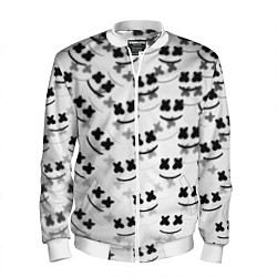 Бомбер мужской Marshmello dj pattern, цвет: 3D-белый