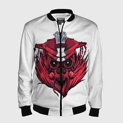 Бомбер мужской Бладхаунд на охоте, цвет: 3D-черный