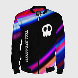 Бомбер мужской Babymetal neon rock lights, цвет: 3D-черный
