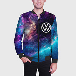 Бомбер мужской Volkswagen space auto, цвет: 3D-черный — фото 2