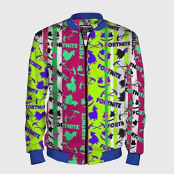 Бомбер мужской Fortnite epic pattern, цвет: 3D-синий