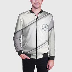 Бомбер мужской Mercedes benz metalic collection, цвет: 3D-черный — фото 2