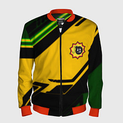 Бомбер мужской Serious Sam geometry, цвет: 3D-красный