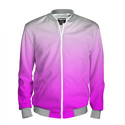 Бомбер мужской Gradient color pink, цвет: 3D-меланж