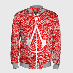 Бомбер мужской Assassins Creed shadows, цвет: 3D-меланж
