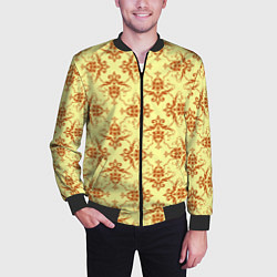 Бомбер мужской Солнечная виньетка, цвет: 3D-черный — фото 2