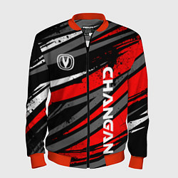 Бомбер мужской Changan - Red sport, цвет: 3D-красный
