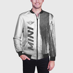 Бомбер мужской Mini - white gradient по-вертикали, цвет: 3D-черный — фото 2