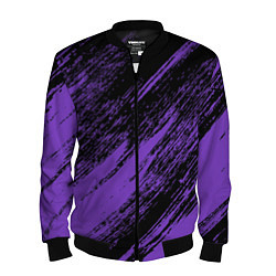 Бомбер мужской The color is purple and black, цвет: 3D-черный