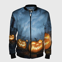 Бомбер мужской Костюмы для halloween, цвет: 3D-черный