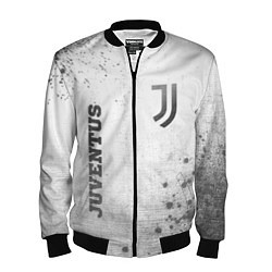 Мужской бомбер Juventus - white gradient вертикально