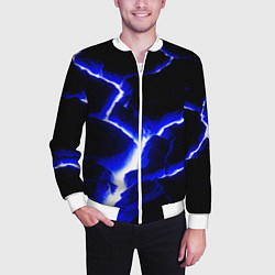 Бомбер мужской The rift, цвет: 3D-белый — фото 2
