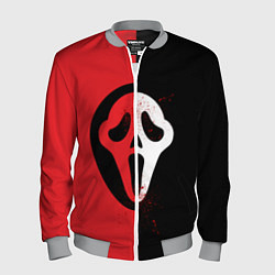 Бомбер мужской Маска крик, цвет: 3D-меланж