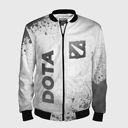 Мужской бомбер Dota - white gradient вертикально