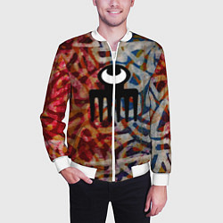Бомбер мужской Acra Batik, цвет: 3D-белый — фото 2
