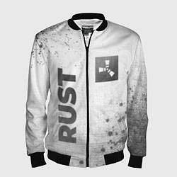 Бомбер мужской Rust - white gradient вертикально, цвет: 3D-черный