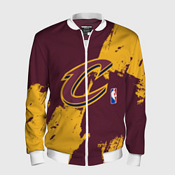 Бомбер мужской Cleveland Cavaliers NBA team, цвет: 3D-белый