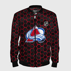 Бомбер мужской Колорадо Эвеланш - соты с подсветкой, цвет: 3D-черный