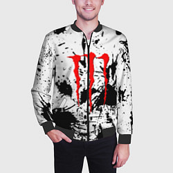 Бомбер мужской Monster energy краски, цвет: 3D-черный — фото 2