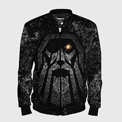 Бомбер мужской Всеотец Один, цвет: 3D-черный
