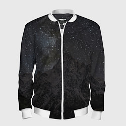Бомбер мужской Тихтенген звёздны, цвет: 3D-белый