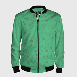 Бомбер мужской Color green brown, цвет: 3D-черный