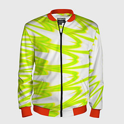 Мужской бомбер Color neon green