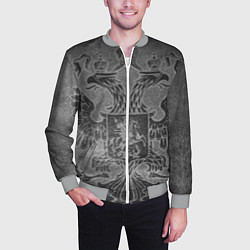 Бомбер мужской Герб России, цвет: 3D-меланж — фото 2