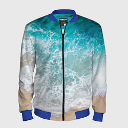 Бомбер мужской Берег, цвет: 3D-синий