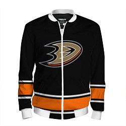 Бомбер мужской Anaheim Ducks Selanne, цвет: 3D-белый