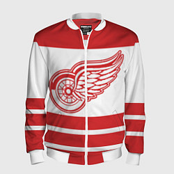 Бомбер мужской Detroit Red Wings, цвет: 3D-белый