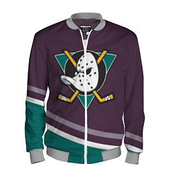 Бомбер мужской Anaheim Ducks Selanne, цвет: 3D-меланж