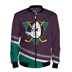 Бомбер мужской Anaheim Ducks Selanne, цвет: 3D-черный