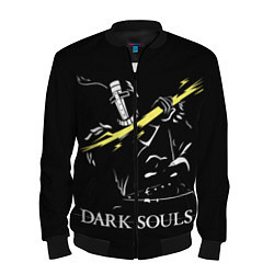 Бомбер мужской Dark Souls, цвет: 3D-черный